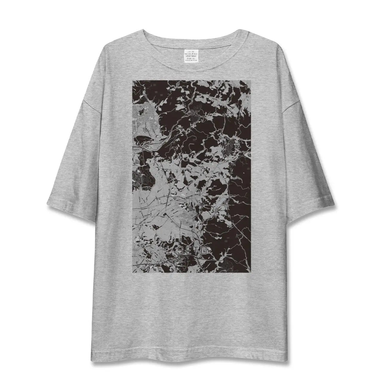 【瀬戸(愛知県)】地図柄ビッグシルエットTシャツ