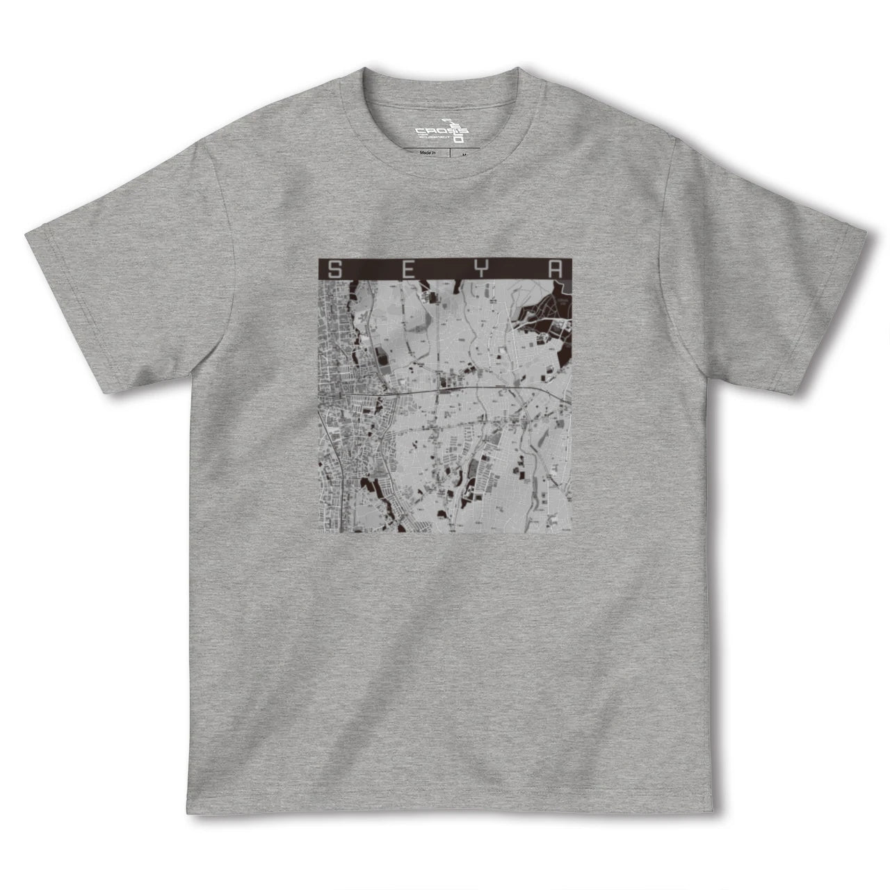 【瀬谷(神奈川県)】地図柄ヘビーウェイトTシャツ