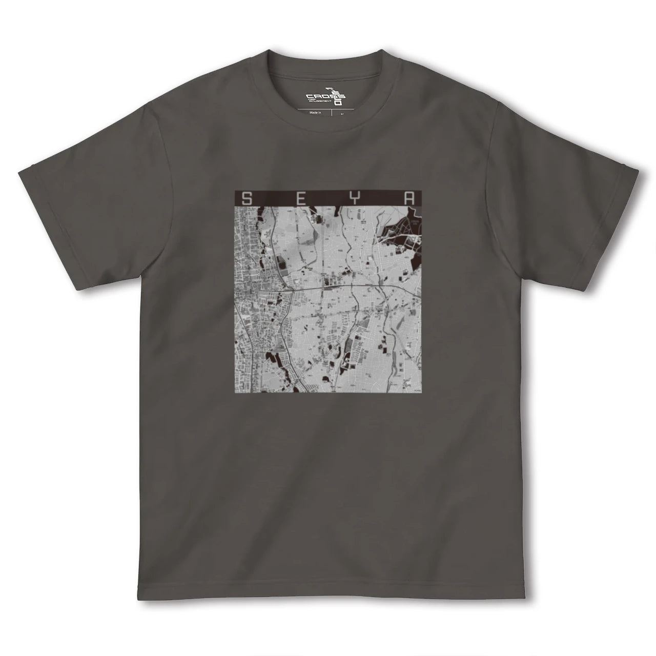 【瀬谷(神奈川県)】地図柄ヘビーウェイトTシャツ