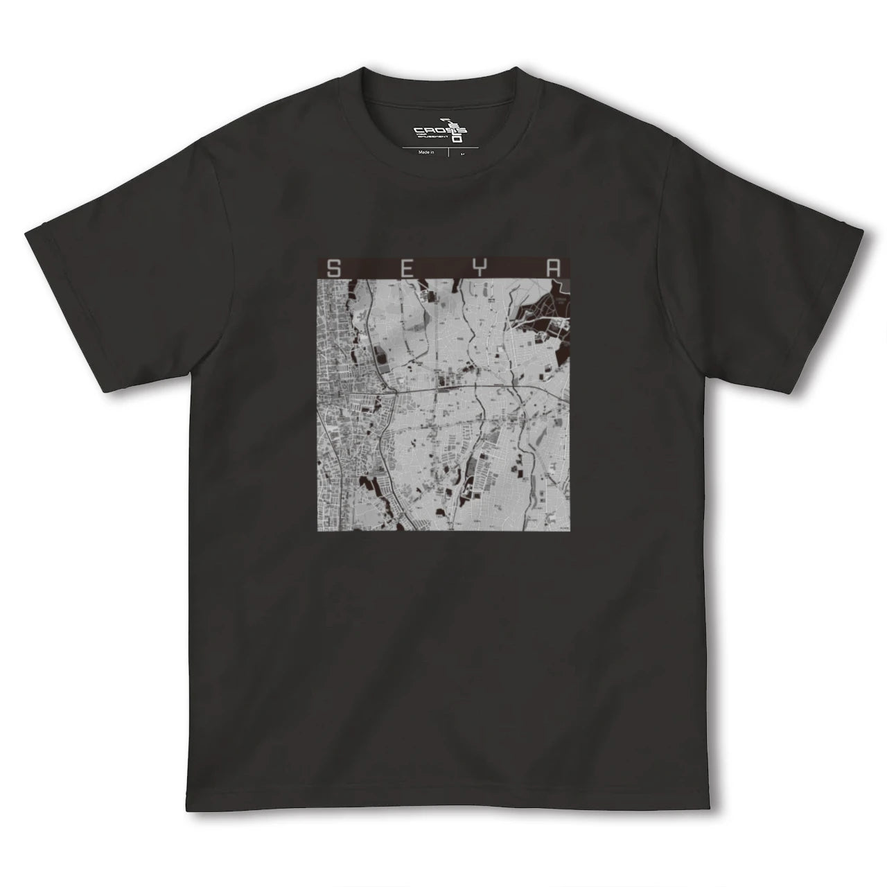 【瀬谷(神奈川県)】地図柄ヘビーウェイトTシャツ