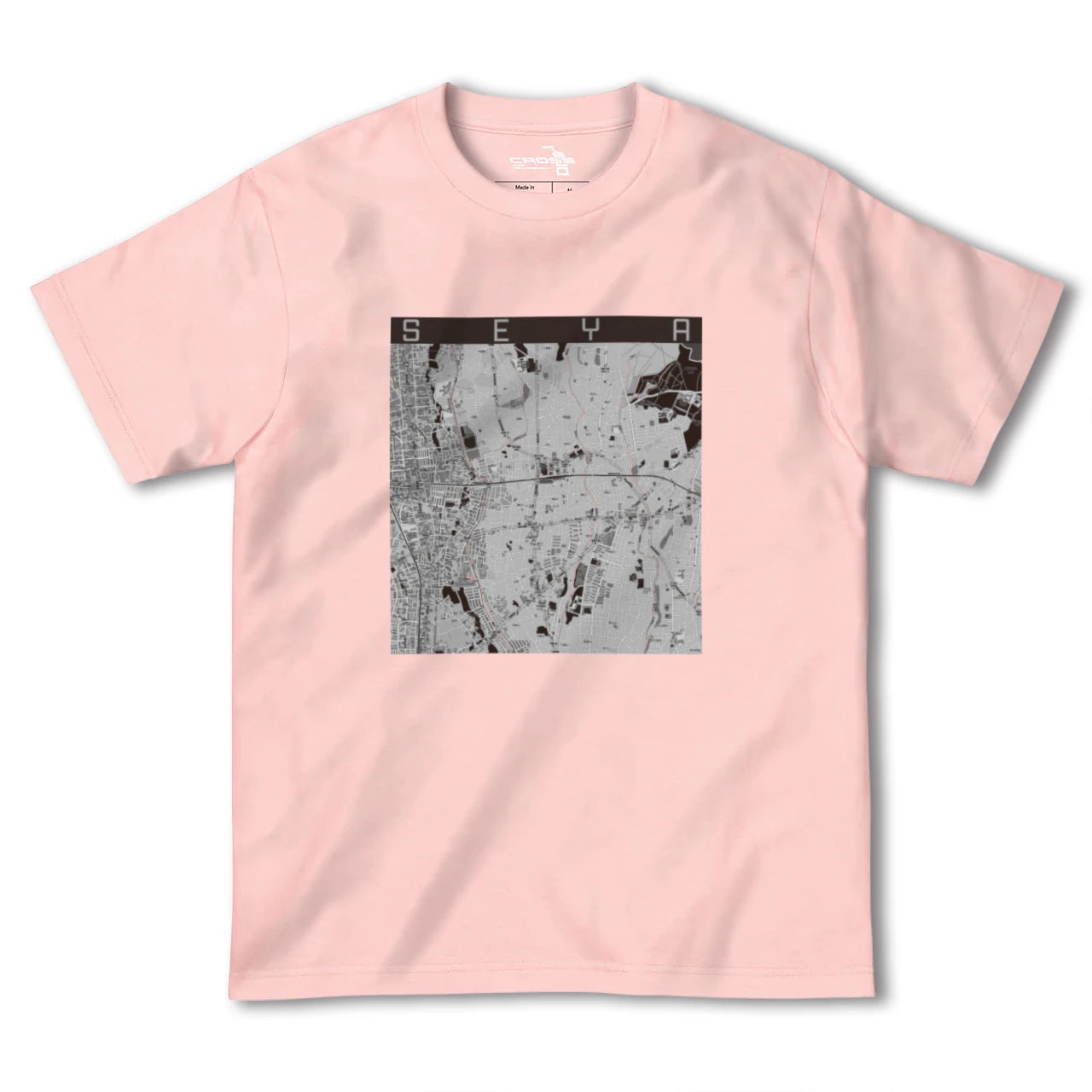 【瀬谷(神奈川県)】地図柄ヘビーウェイトTシャツ