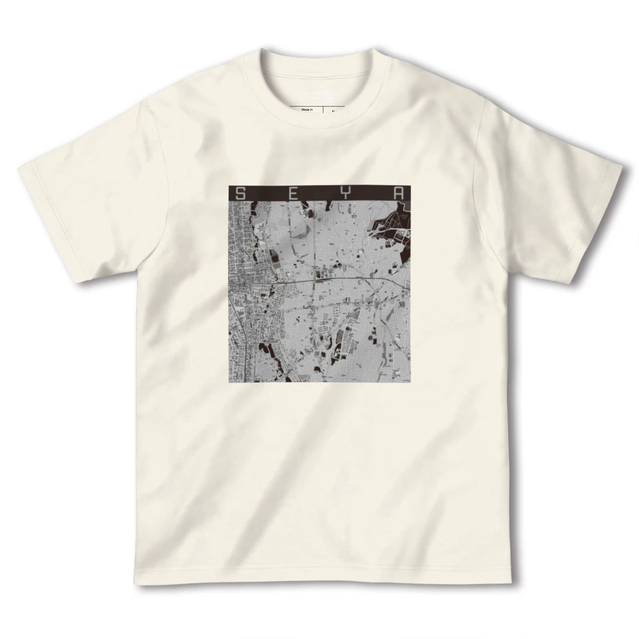 【瀬谷(神奈川県)】地図柄ヘビーウェイトTシャツ