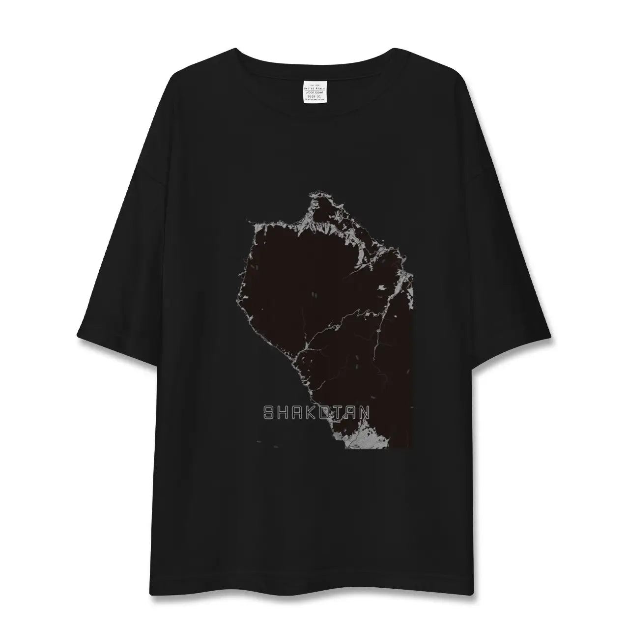 【積丹(北海道)】地図柄ビッグシルエットTシャツ