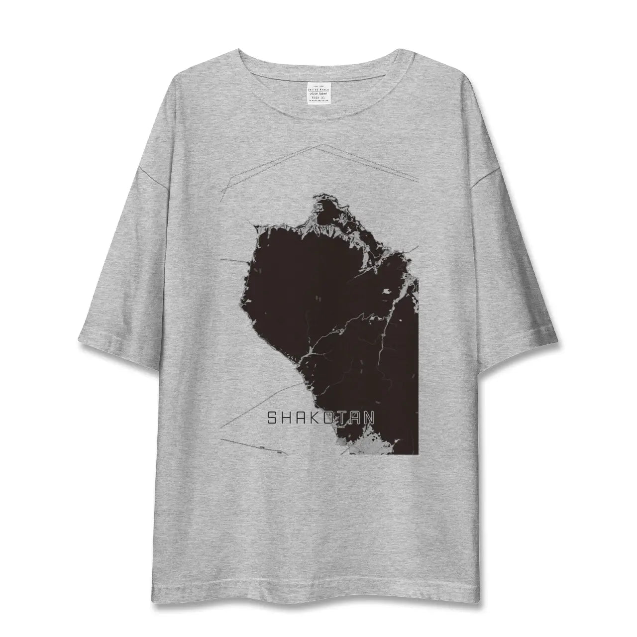 【積丹(北海道)】地図柄ビッグシルエットTシャツ