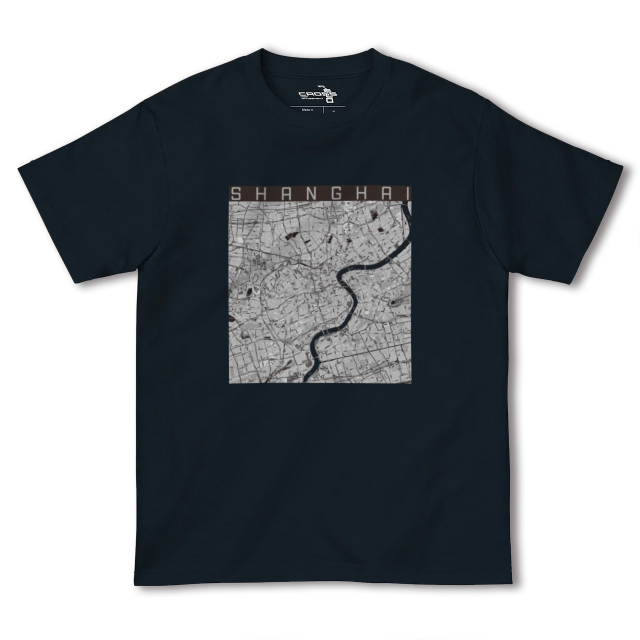 【上海(中国)】地図柄ヘビーウェイトTシャツ