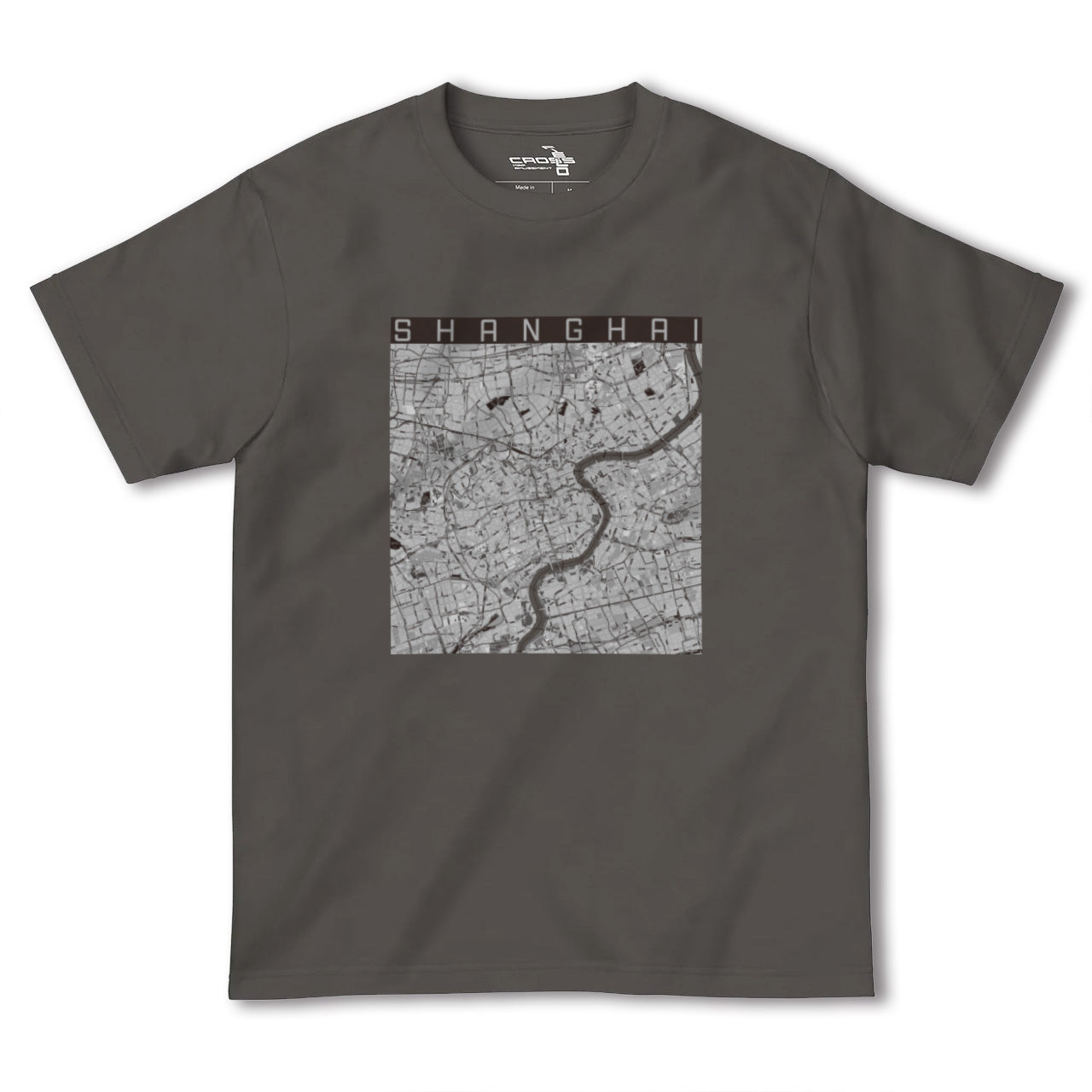 【上海(中国)】地図柄ヘビーウェイトTシャツ