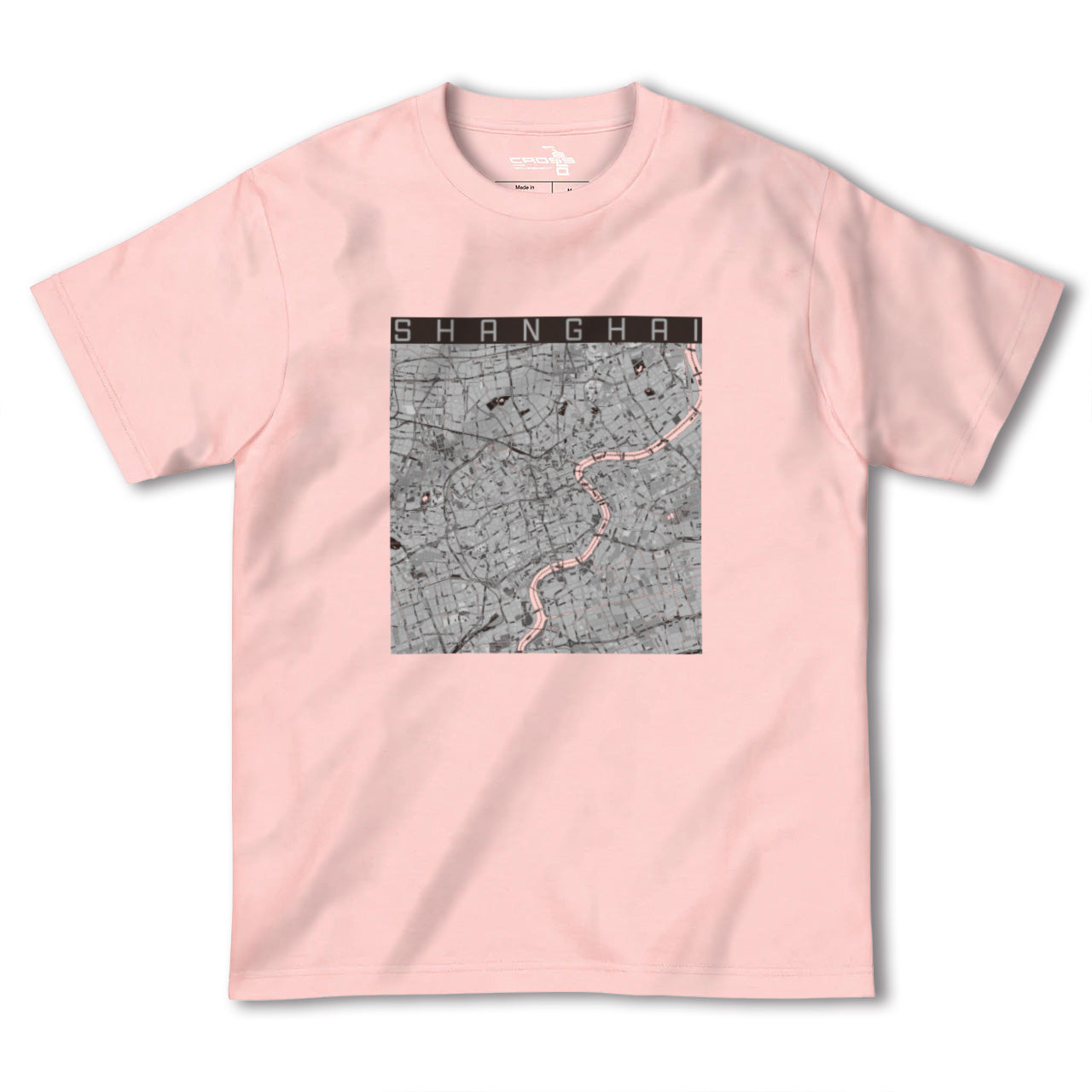 【上海(中国)】地図柄ヘビーウェイトTシャツ