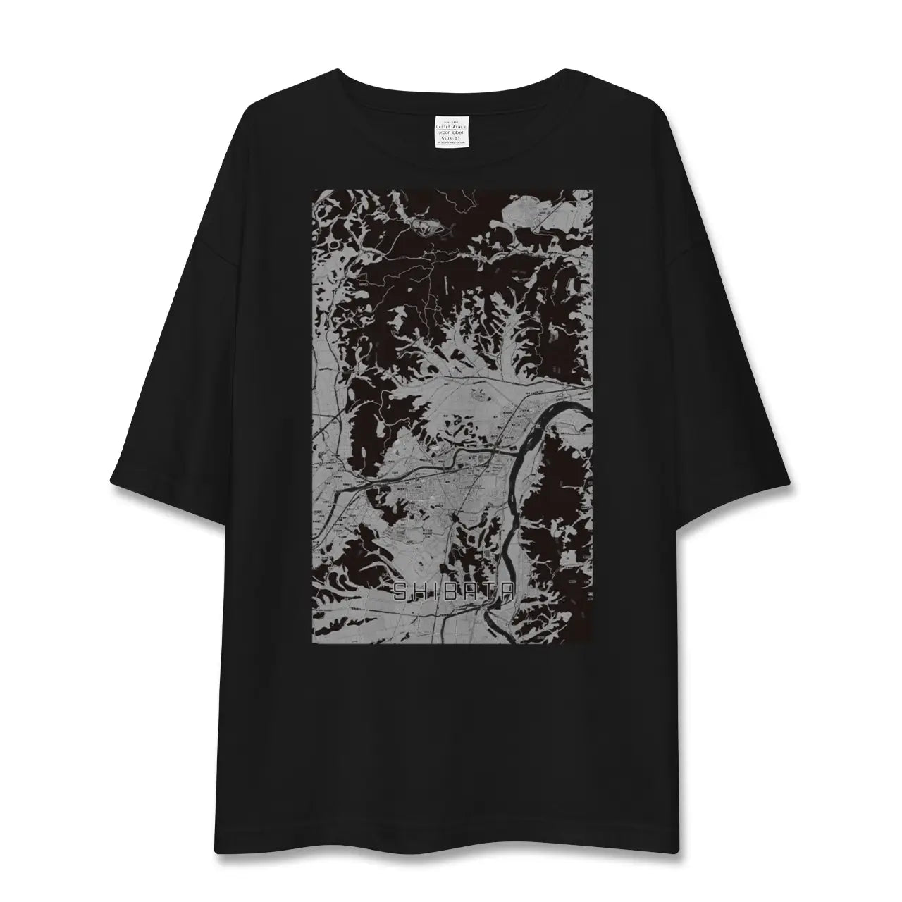 【柴田(宮城県)】地図柄ビッグシルエットTシャツ