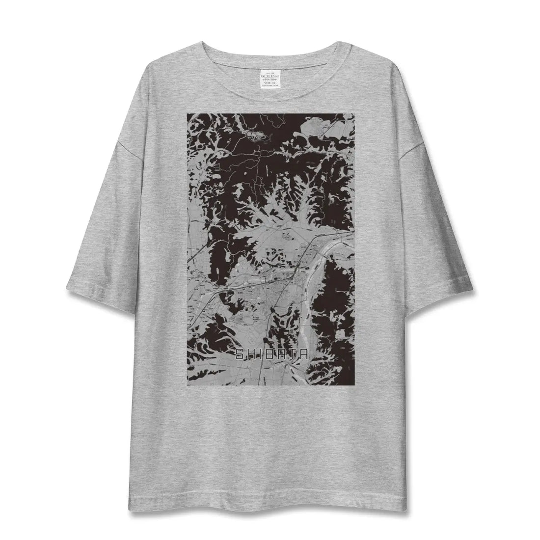 【柴田(宮城県)】地図柄ビッグシルエットTシャツ