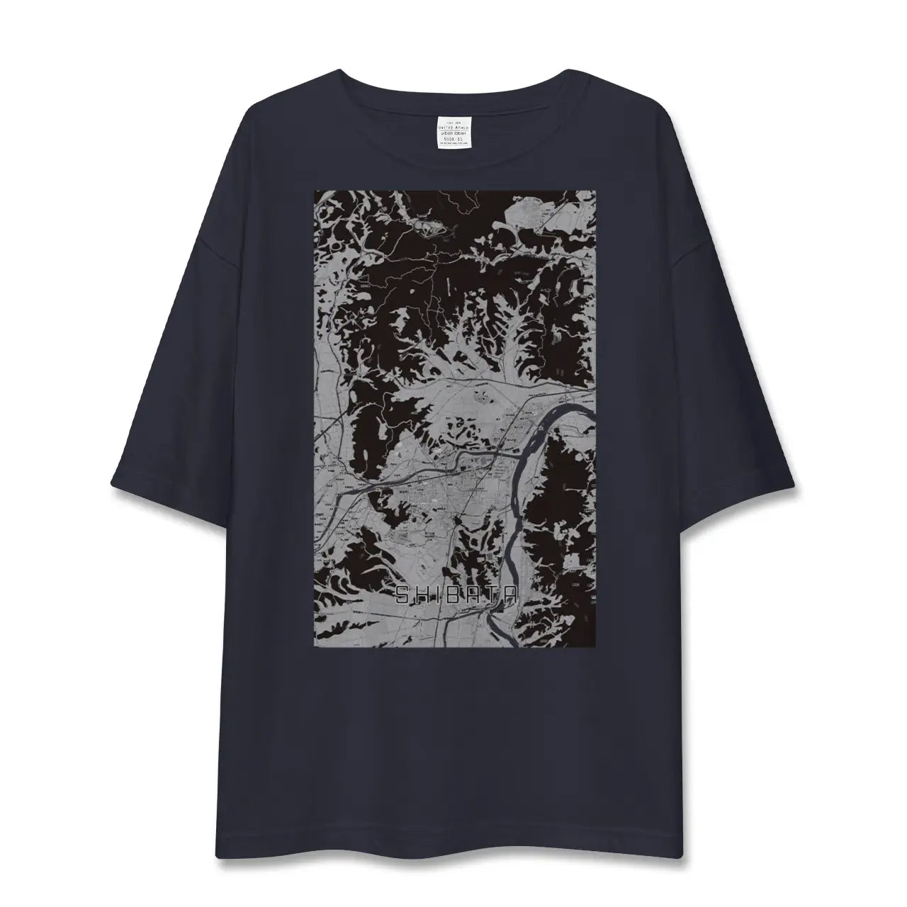 【柴田(宮城県)】地図柄ビッグシルエットTシャツ