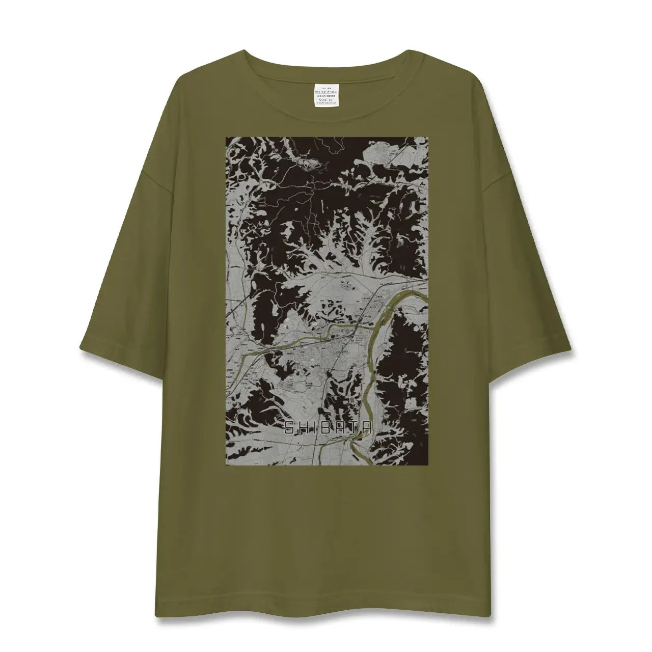 【柴田(宮城県)】地図柄ビッグシルエットTシャツ