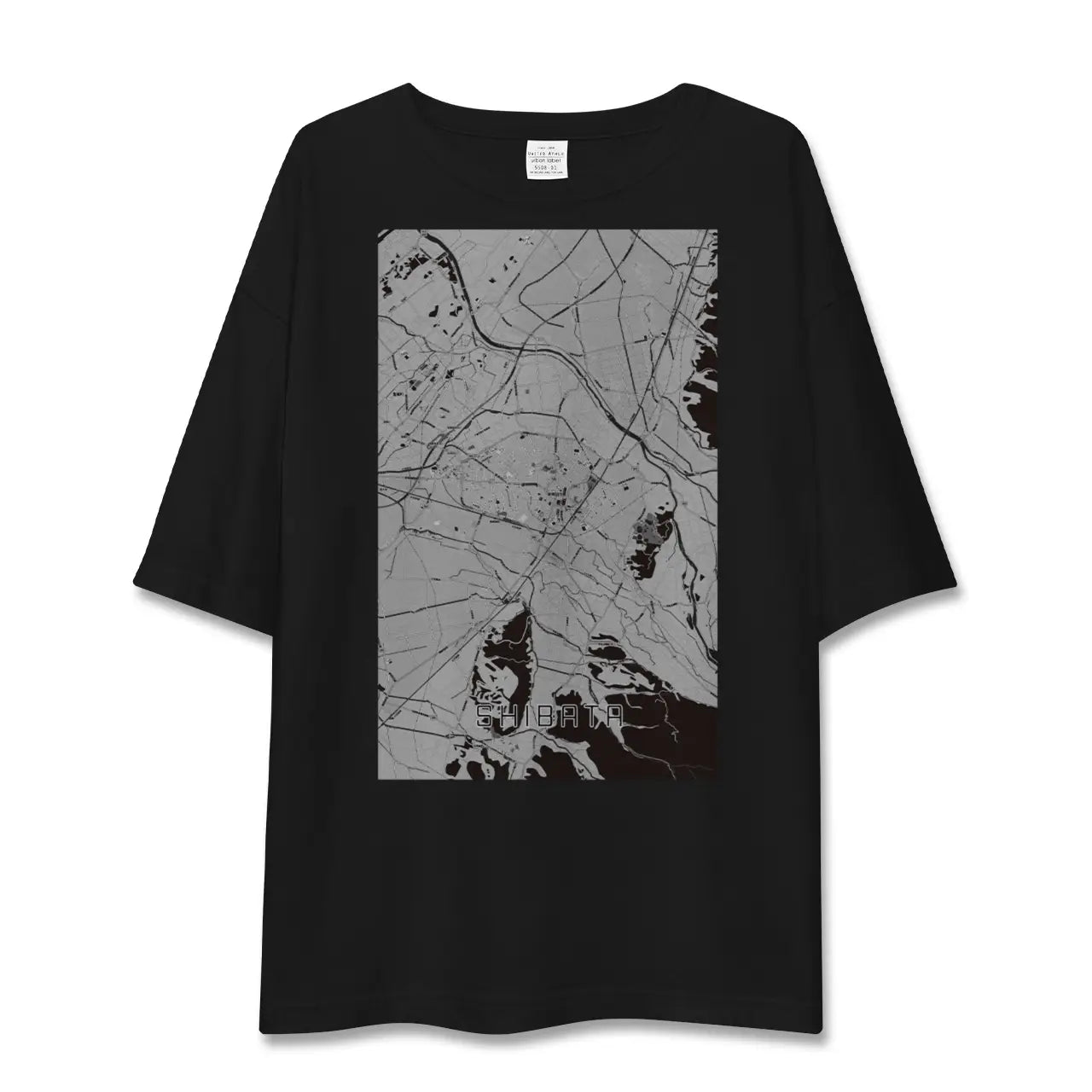 【新発田(新潟県)】地図柄ビッグシルエットTシャツ