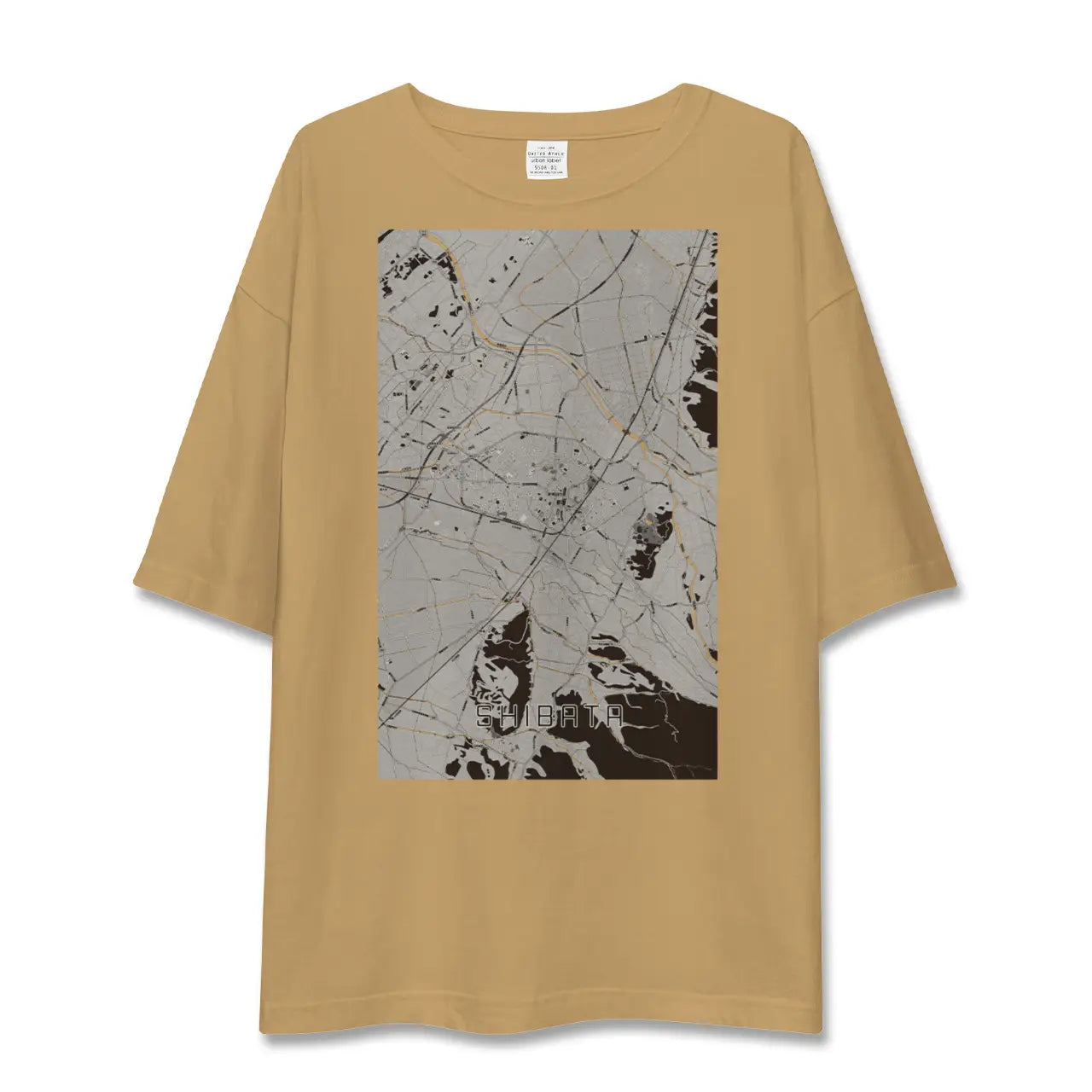 【新発田(新潟県)】地図柄ビッグシルエットTシャツ
