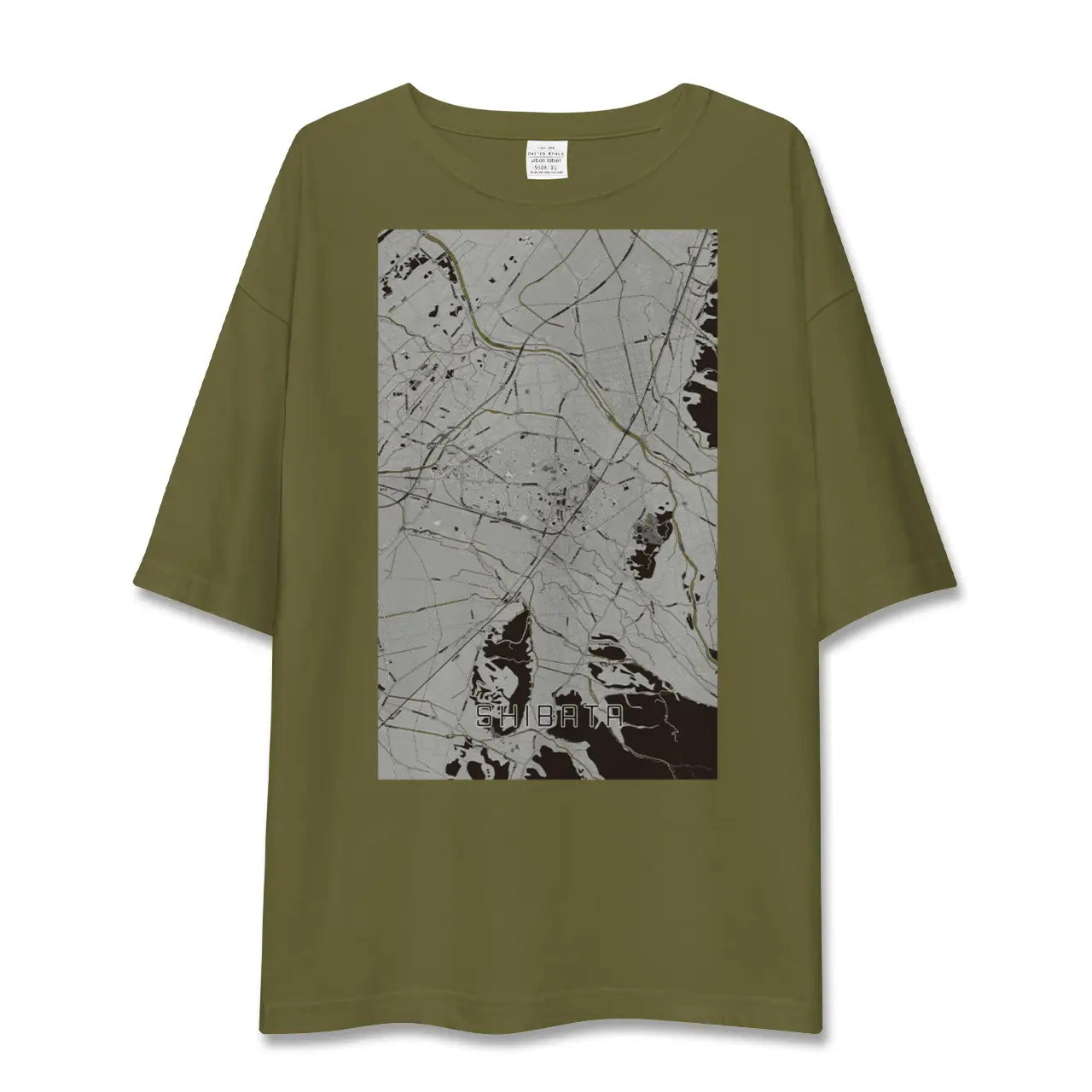 【新発田(新潟県)】地図柄ビッグシルエットTシャツ
