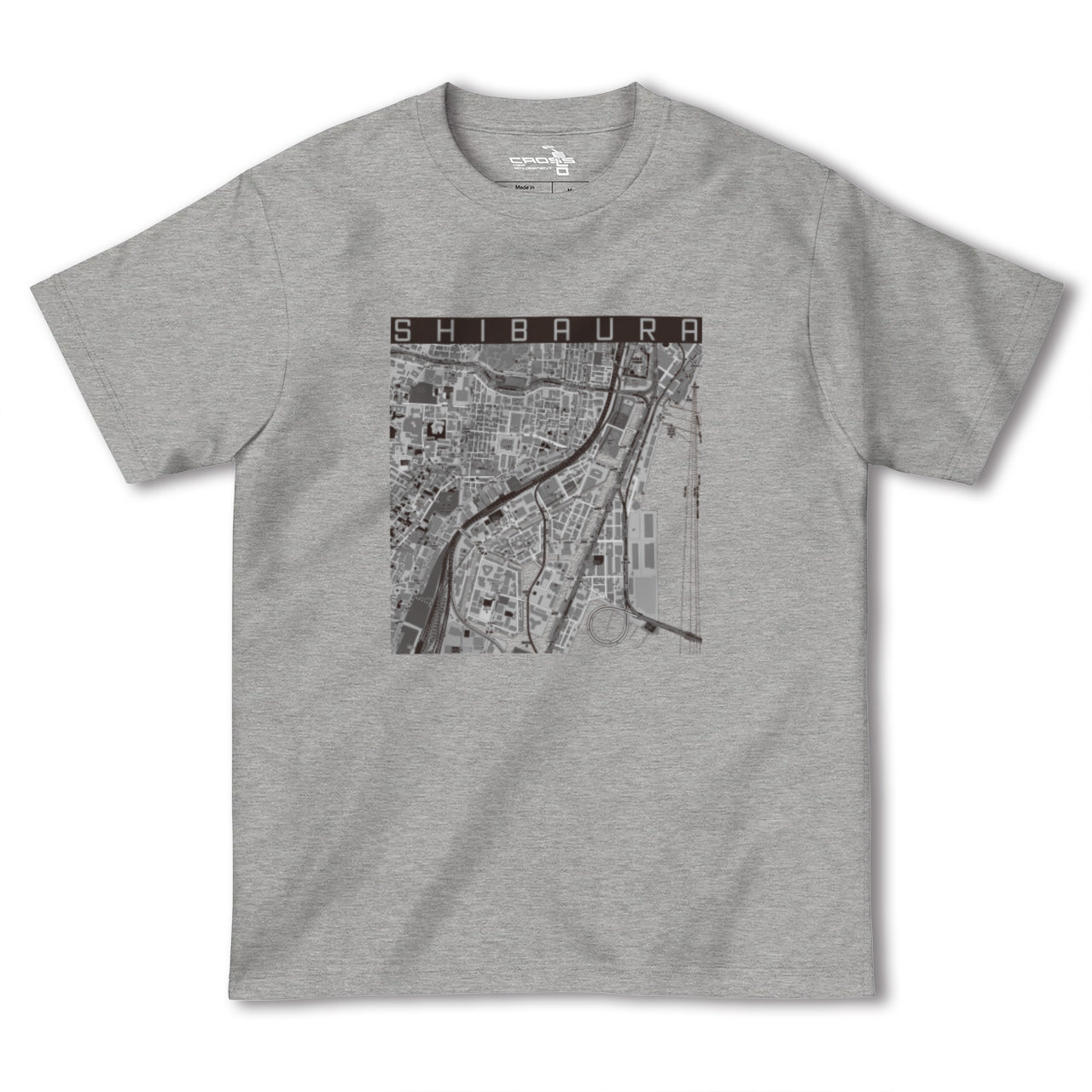 【芝浦(東京都)】地図柄ヘビーウェイトTシャツ