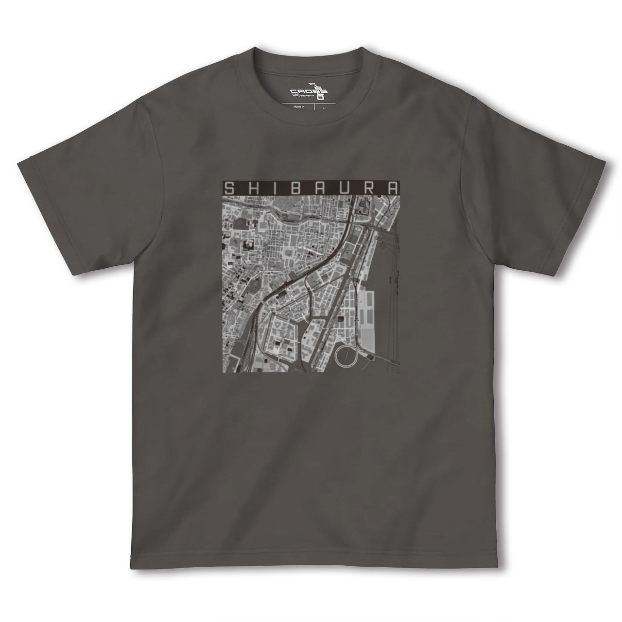 【芝浦(東京都)】地図柄ヘビーウェイトTシャツ