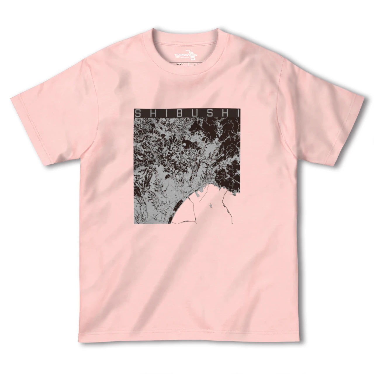 【志布志(鹿児島県)】地図柄ヘビーウェイトTシャツ