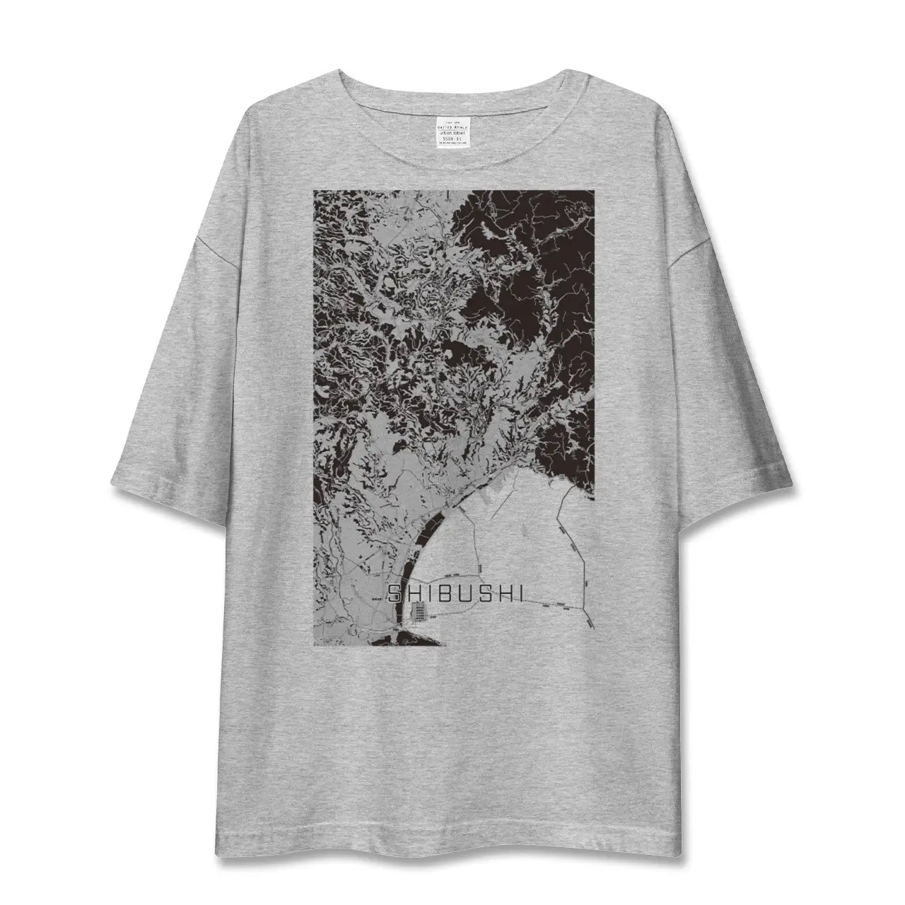 【志布志(鹿児島県)】地図柄ビッグシルエットTシャツ