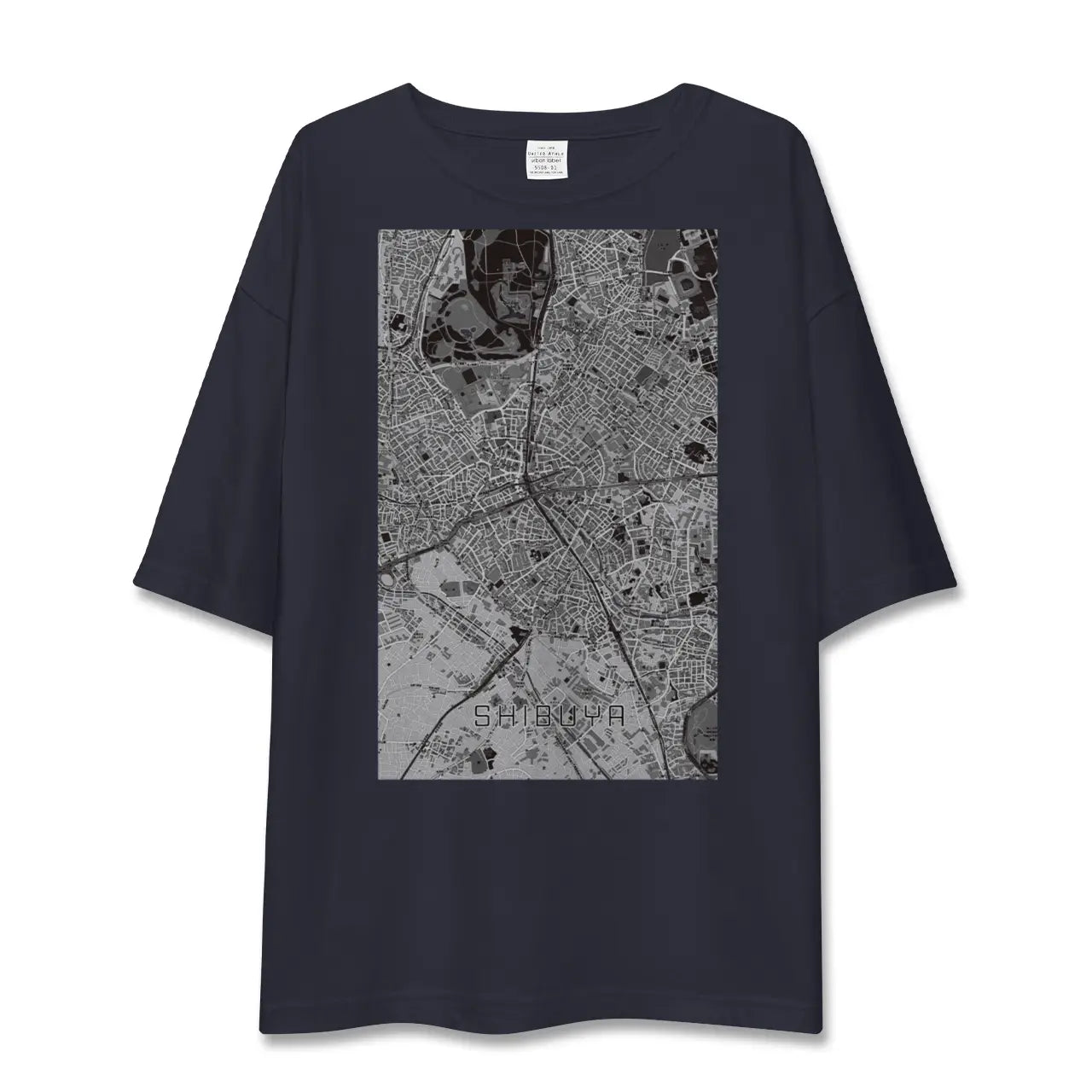 【渋谷(東京都)】地図柄ビッグシルエットTシャツ