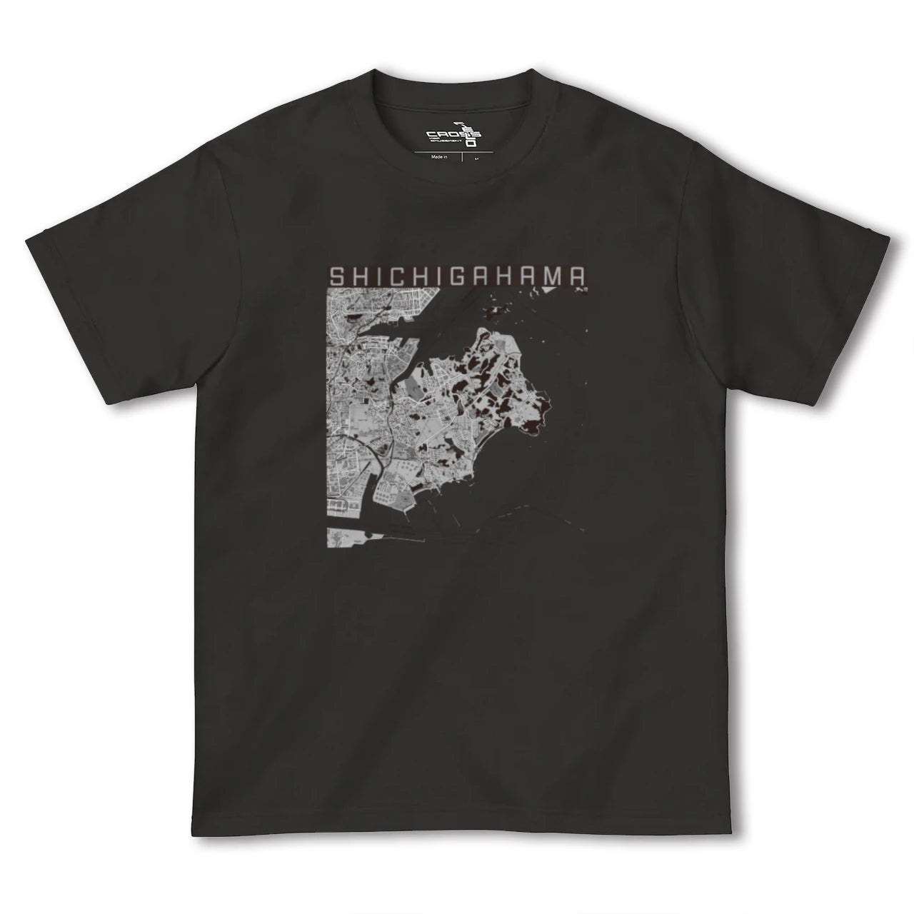 【七ヶ浜(宮城県)】地図柄ヘビーウェイトTシャツ