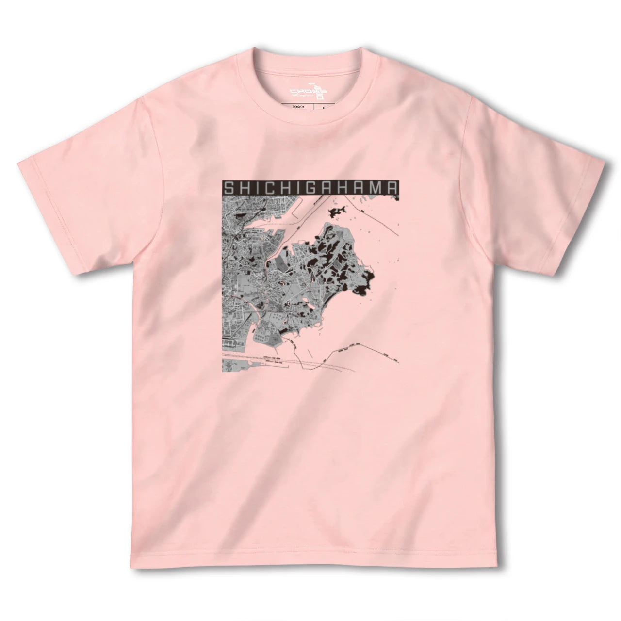 【七ヶ浜(宮城県)】地図柄ヘビーウェイトTシャツ