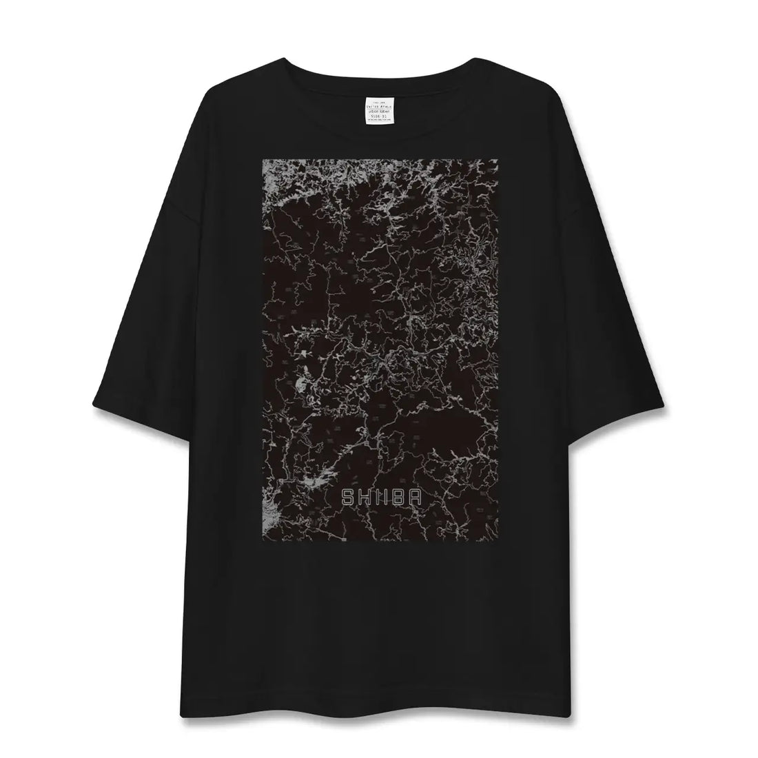 【椎葉(宮崎県)】地図柄ビッグシルエットTシャツ