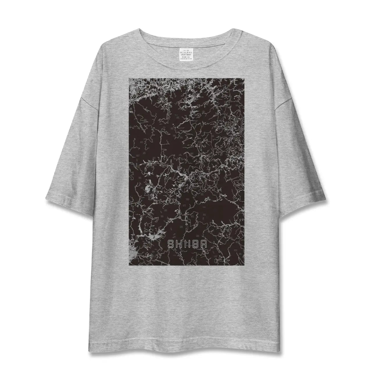 【椎葉(宮崎県)】地図柄ビッグシルエットTシャツ