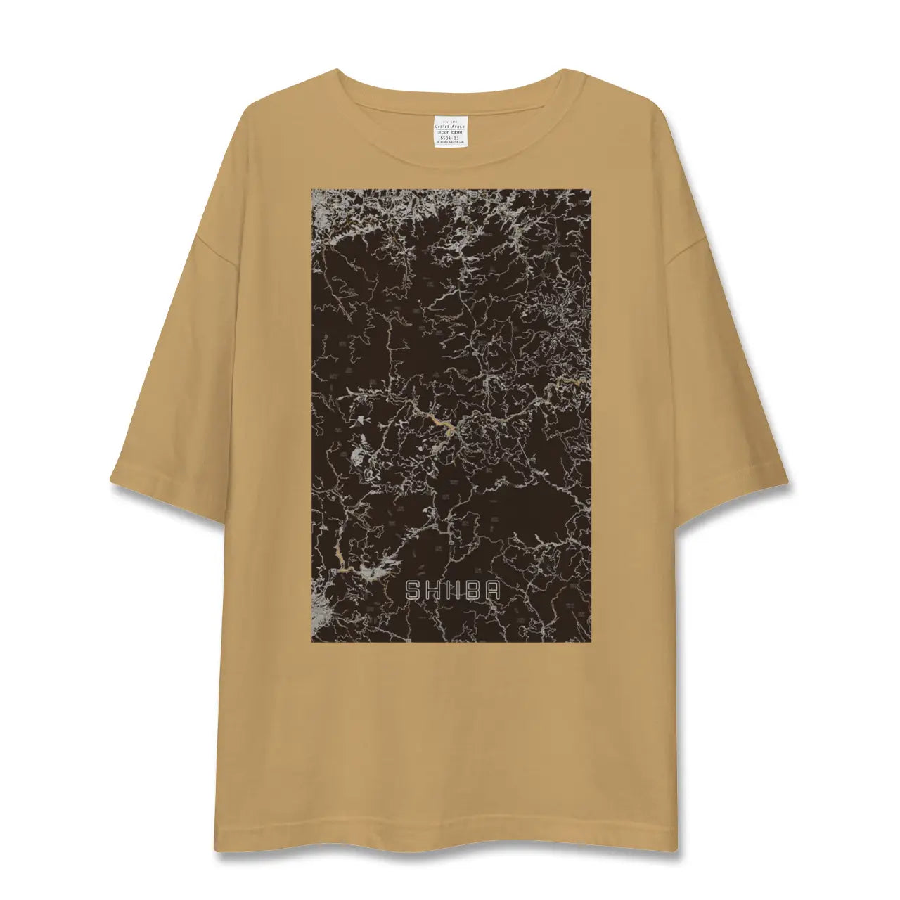 【椎葉(宮崎県)】地図柄ビッグシルエットTシャツ
