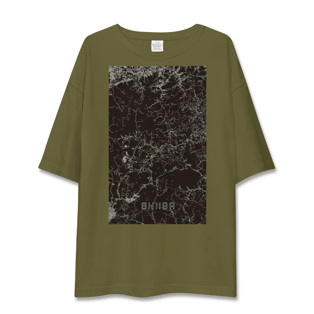 【椎葉(宮崎県)】地図柄ビッグシルエットTシャツ