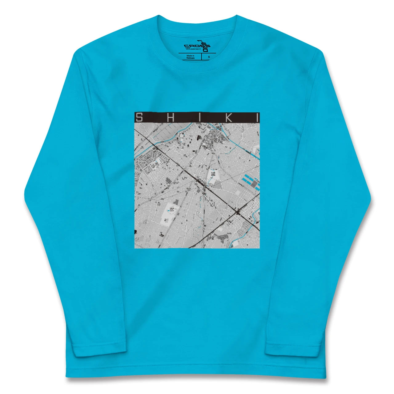 【志木(埼玉県)】地図柄ロングスリーブTシャツ
