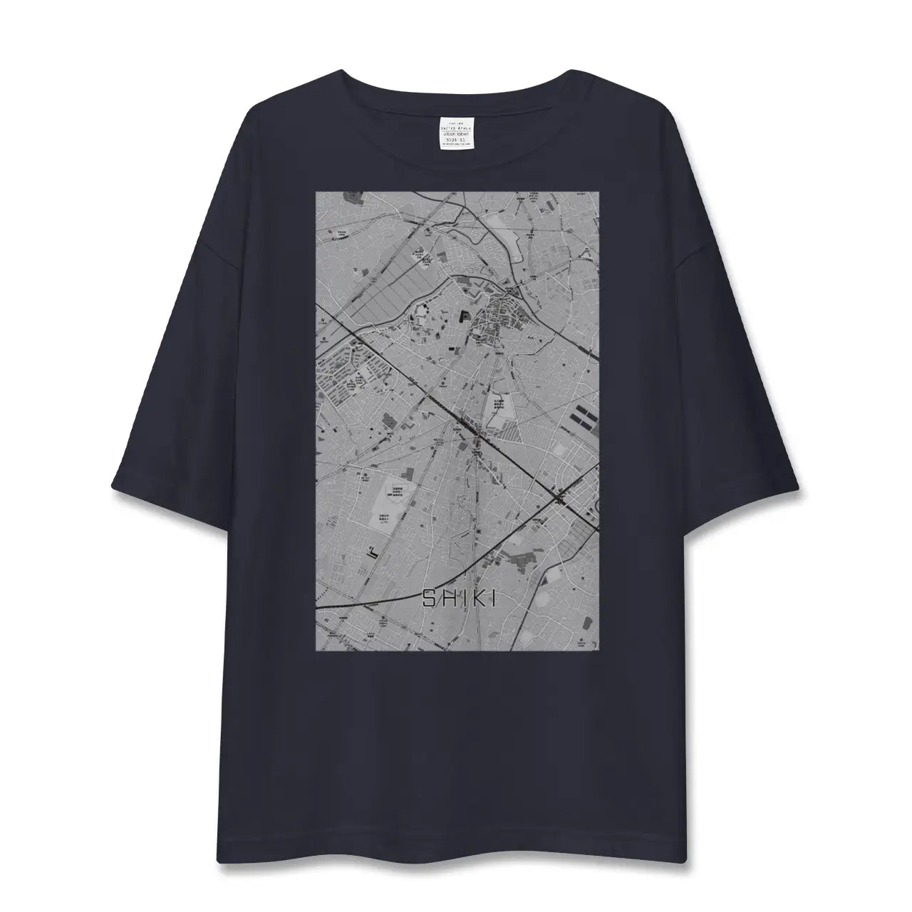 【志木(埼玉県)】地図柄ビッグシルエットTシャツ
