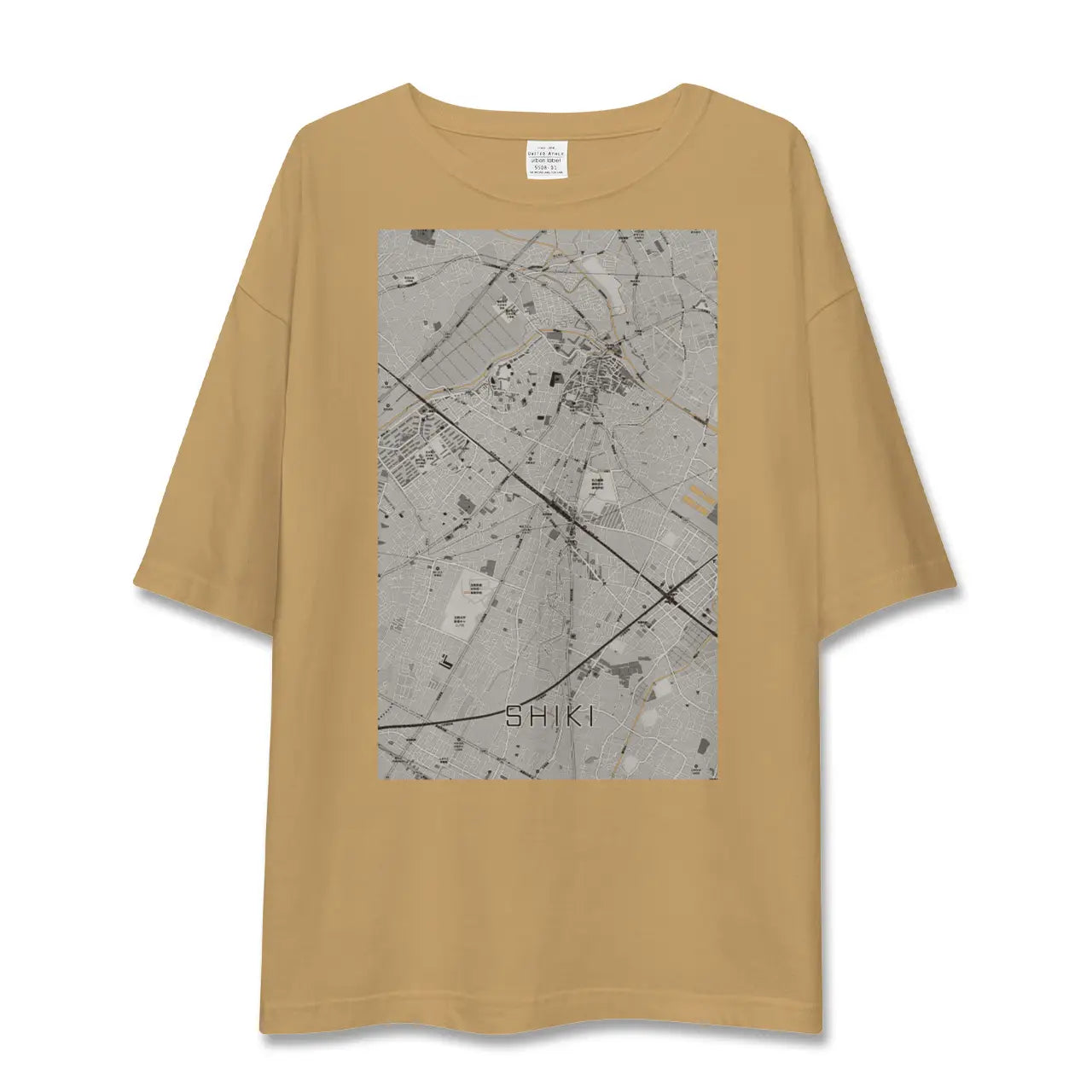 【志木(埼玉県)】地図柄ビッグシルエットTシャツ
