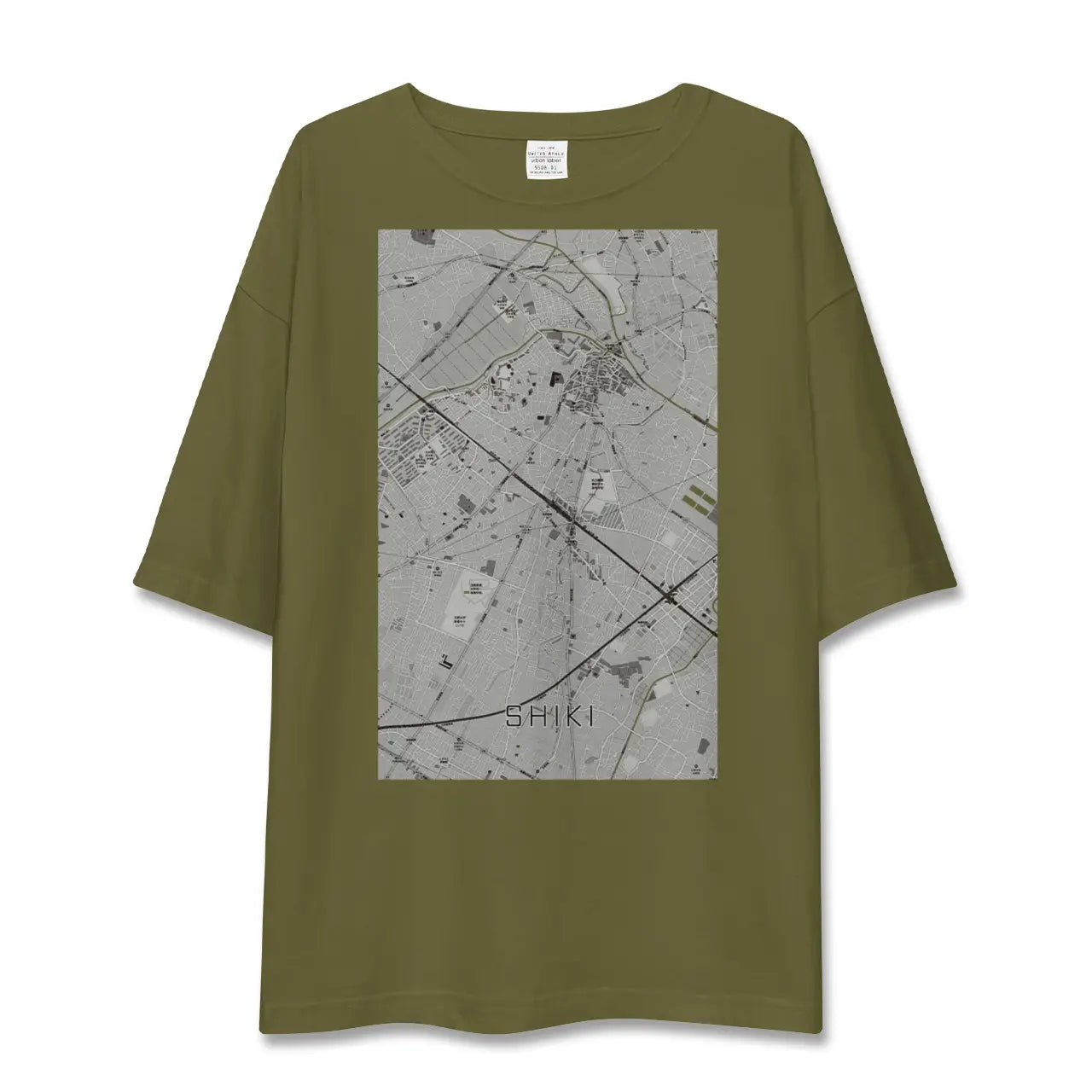 【志木(埼玉県)】地図柄ビッグシルエットTシャツ
