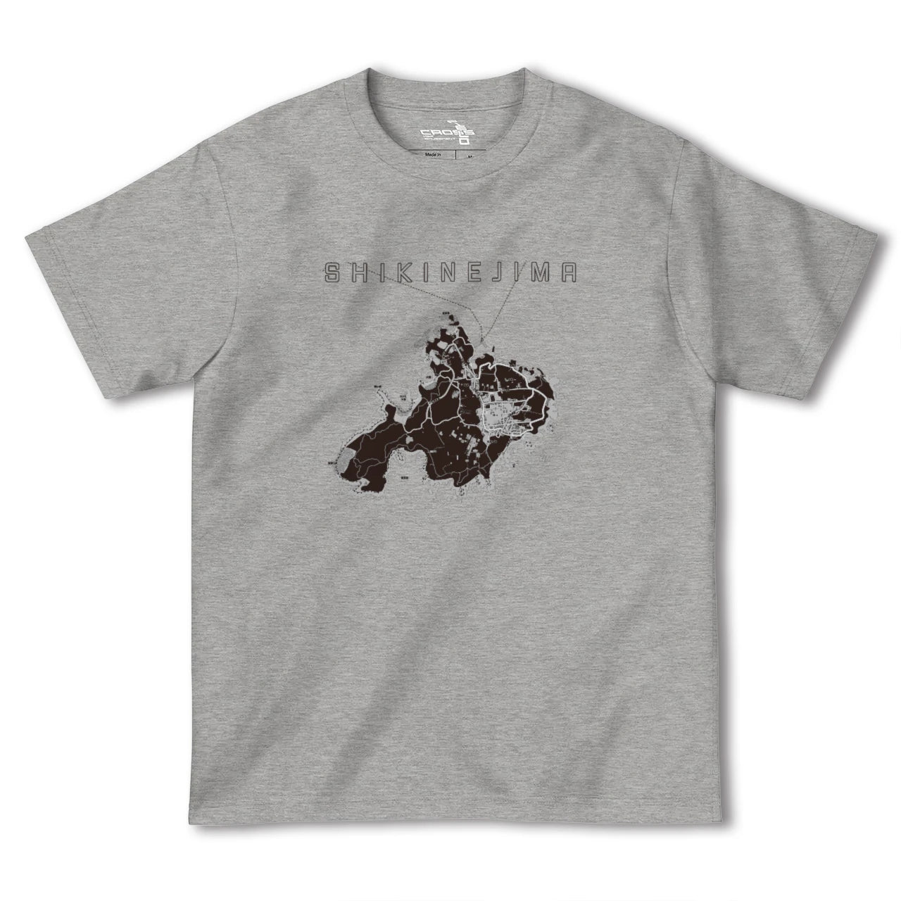 【式根島(東京都)】地図柄ヘビーウェイトTシャツ
