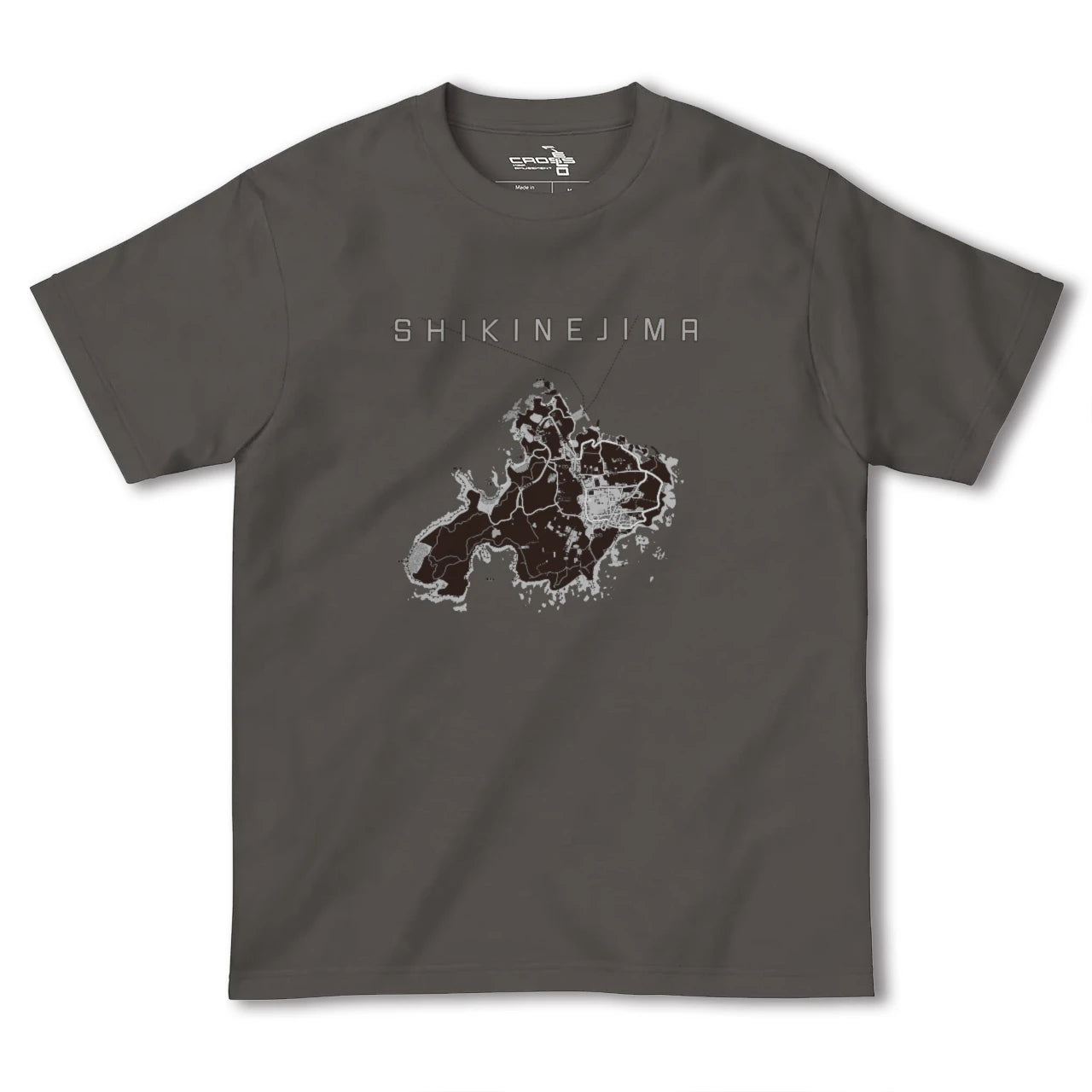【式根島(東京都)】地図柄ヘビーウェイトTシャツ