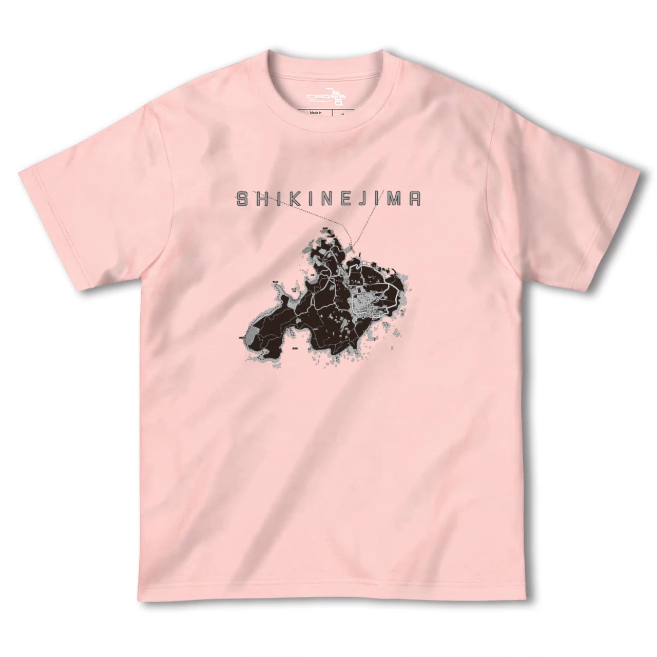 【式根島(東京都)】地図柄ヘビーウェイトTシャツ