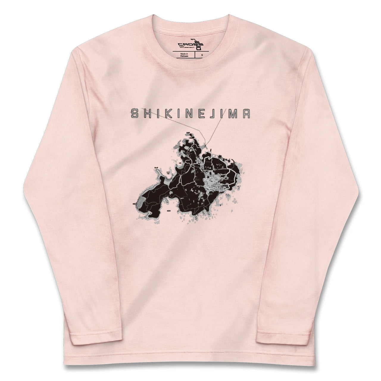 【式根島(東京都)】地図柄ロングスリーブTシャツ