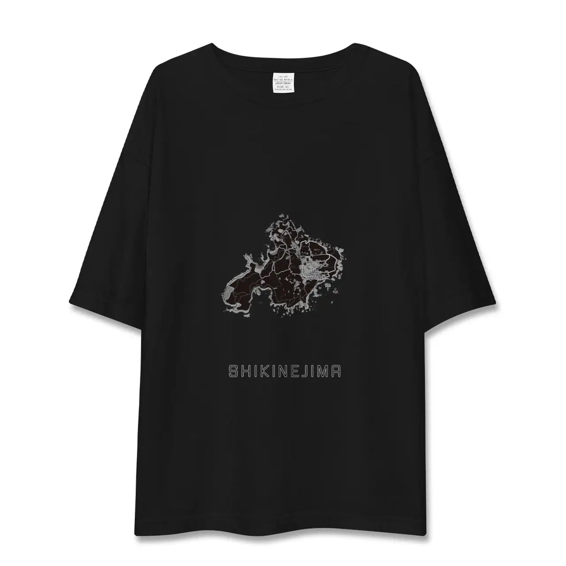 【式根島(東京都)】地図柄ビッグシルエットTシャツ