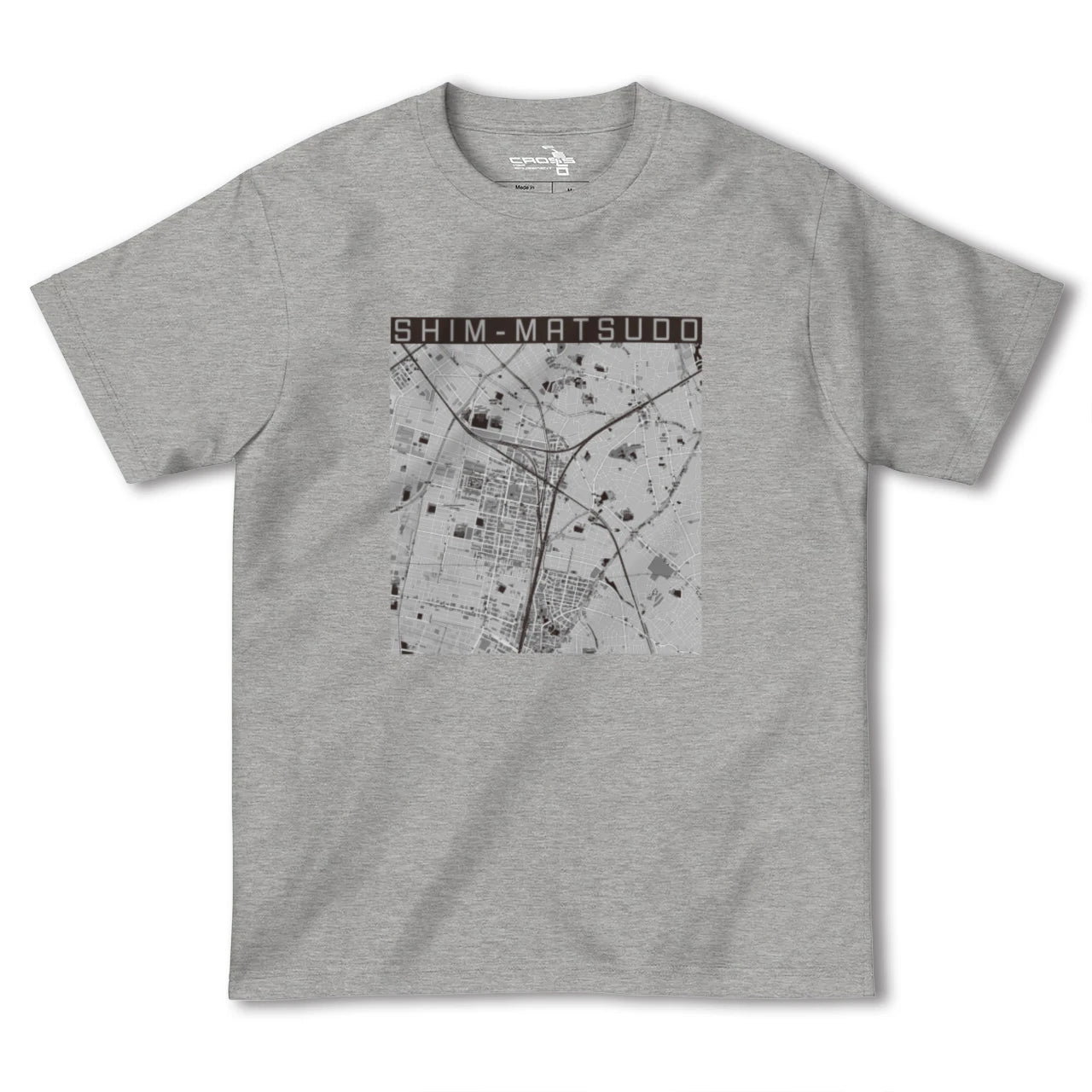 【新松戸(千葉県)】地図柄ヘビーウェイトTシャツ