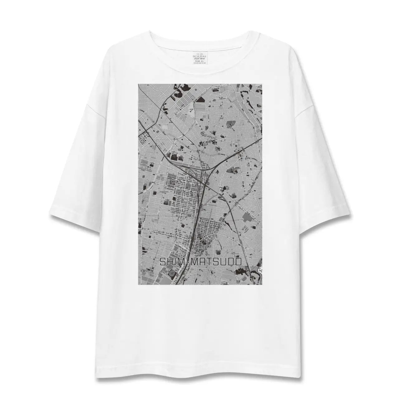 【新松戸(千葉県)】地図柄ビッグシルエットTシャツ