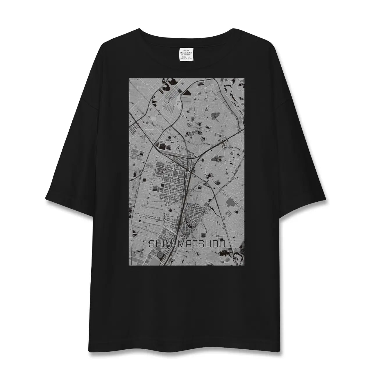 【新松戸(千葉県)】地図柄ビッグシルエットTシャツ