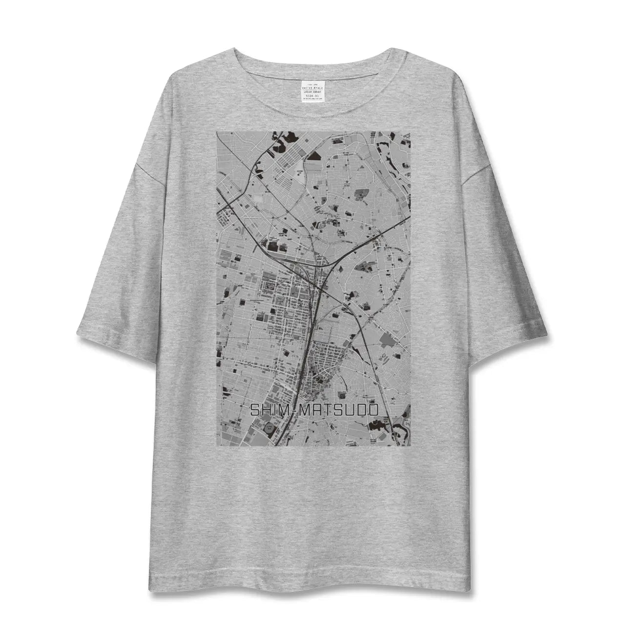 【新松戸(千葉県)】地図柄ビッグシルエットTシャツ