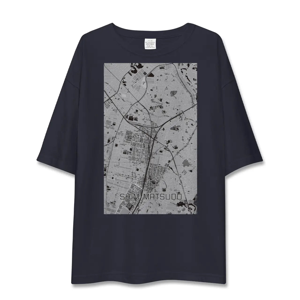 【新松戸(千葉県)】地図柄ビッグシルエットTシャツ