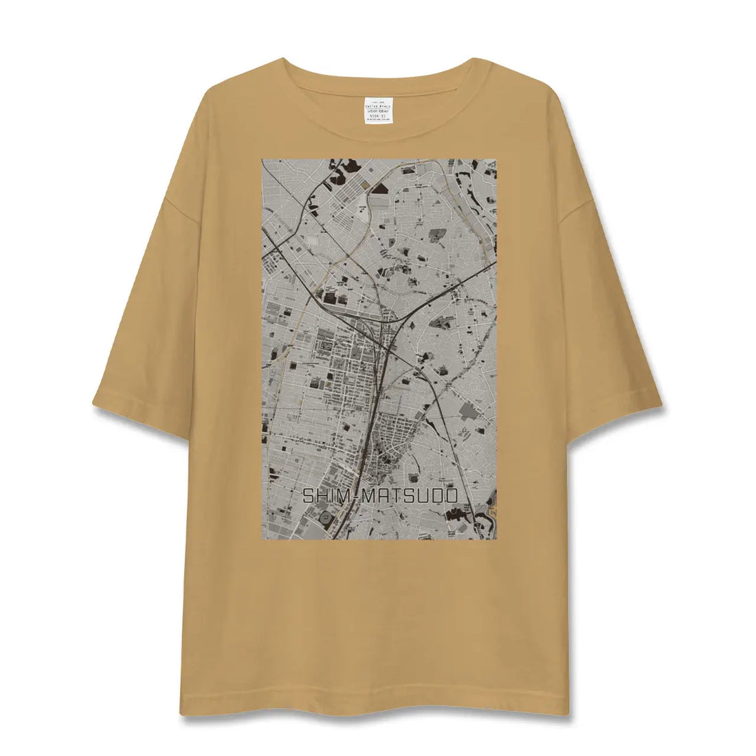 【新松戸(千葉県)】地図柄ビッグシルエットTシャツ