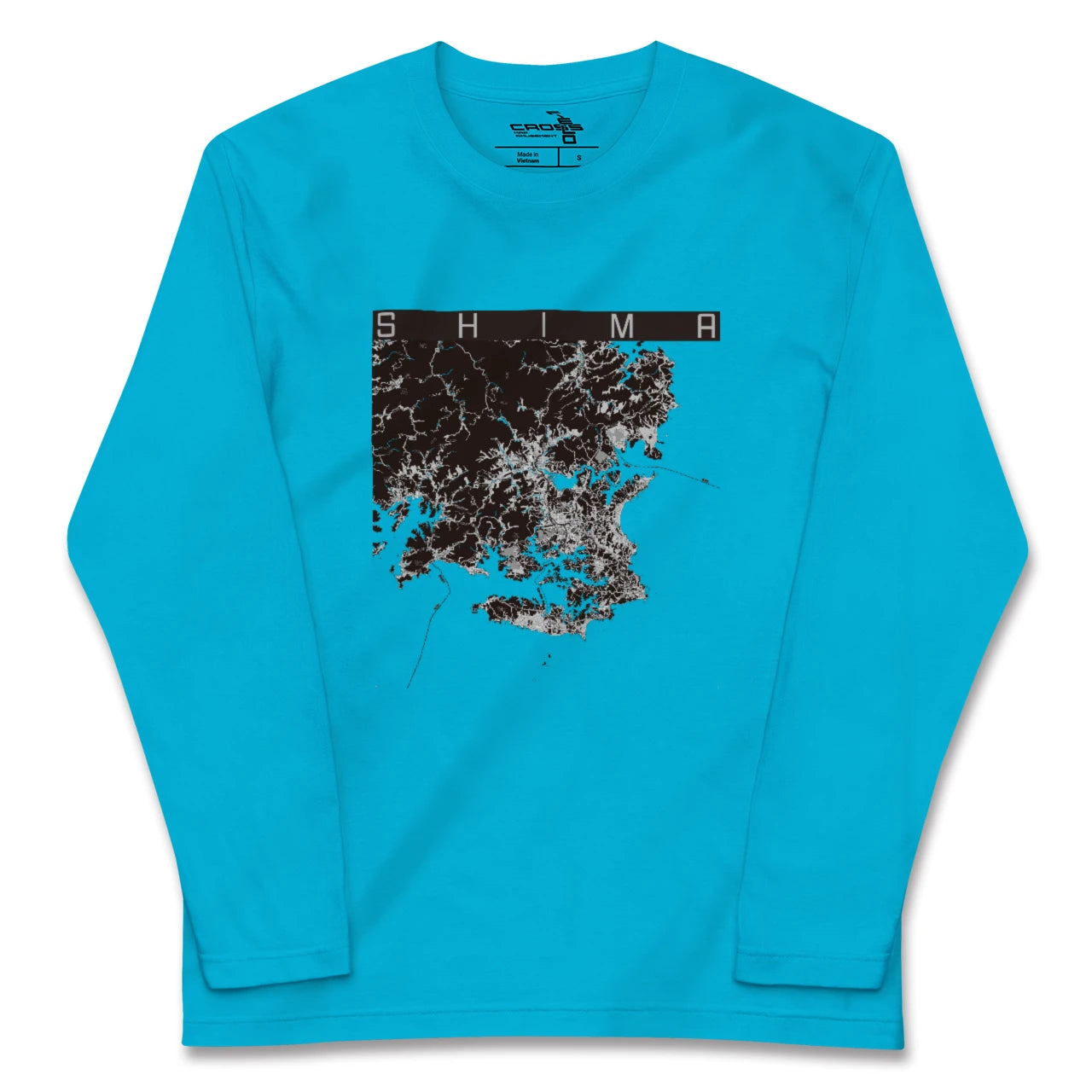 【志摩(三重県)】地図柄ロングスリーブTシャツ