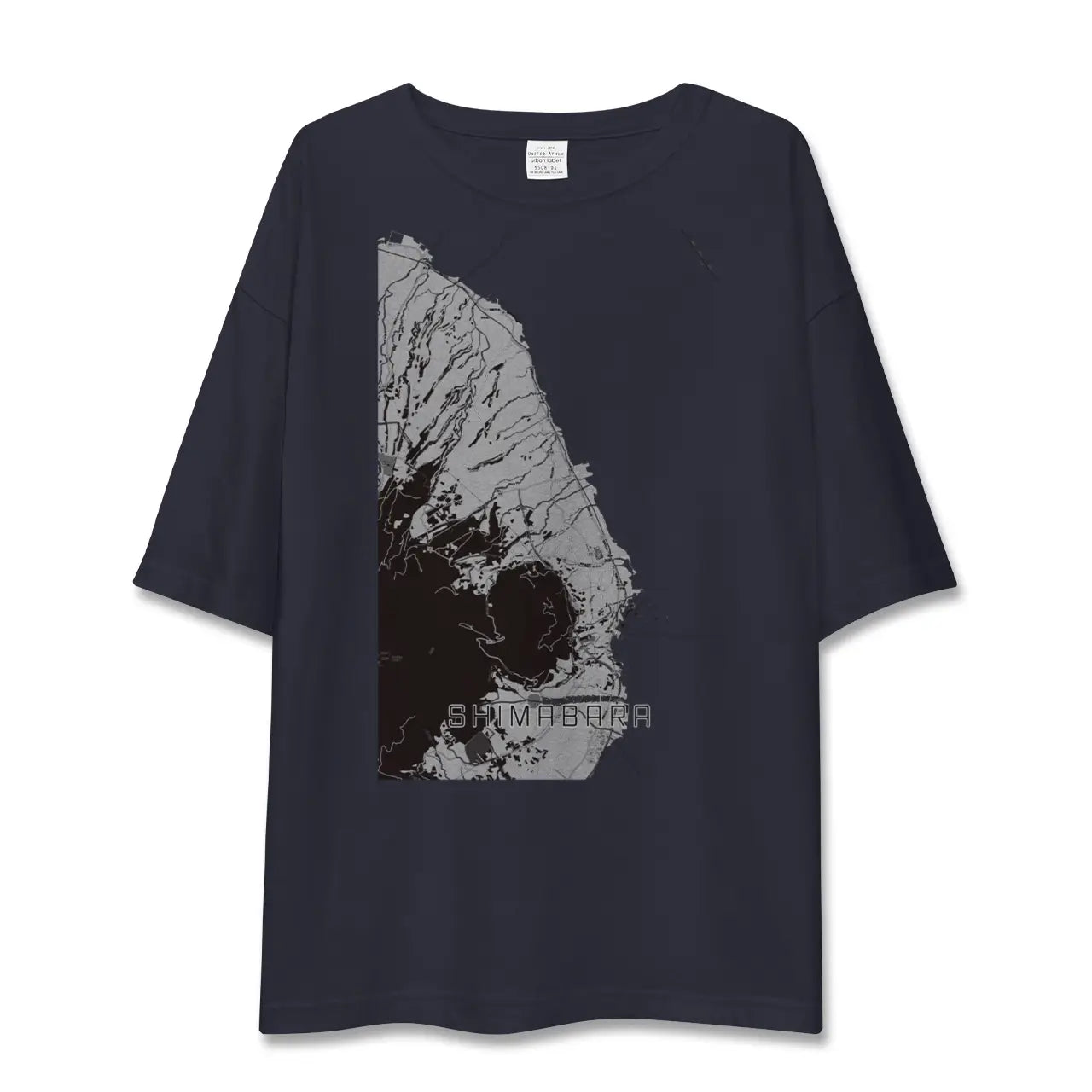 【島原(長崎県)】地図柄ビッグシルエットTシャツ