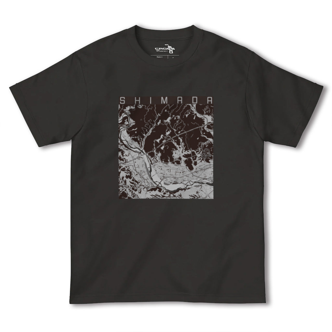 【島田(静岡県)】地図柄ヘビーウェイトTシャツ