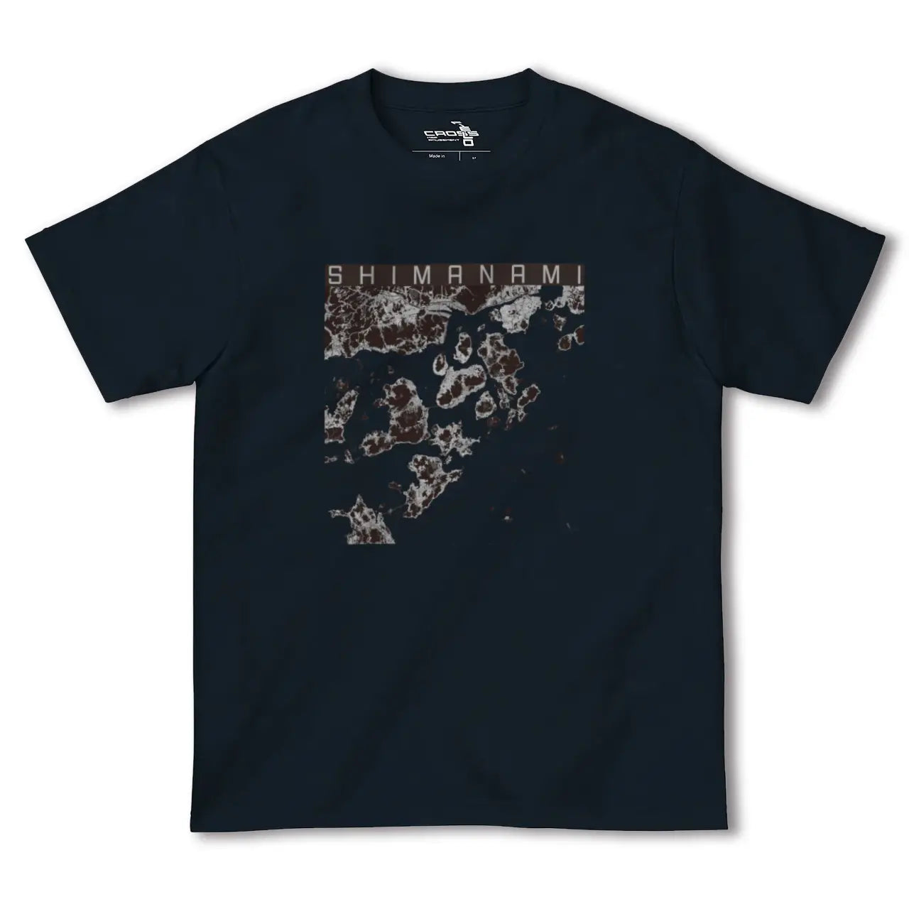 【しまなみ2(広島県)】地図柄ヘビーウェイトTシャツ