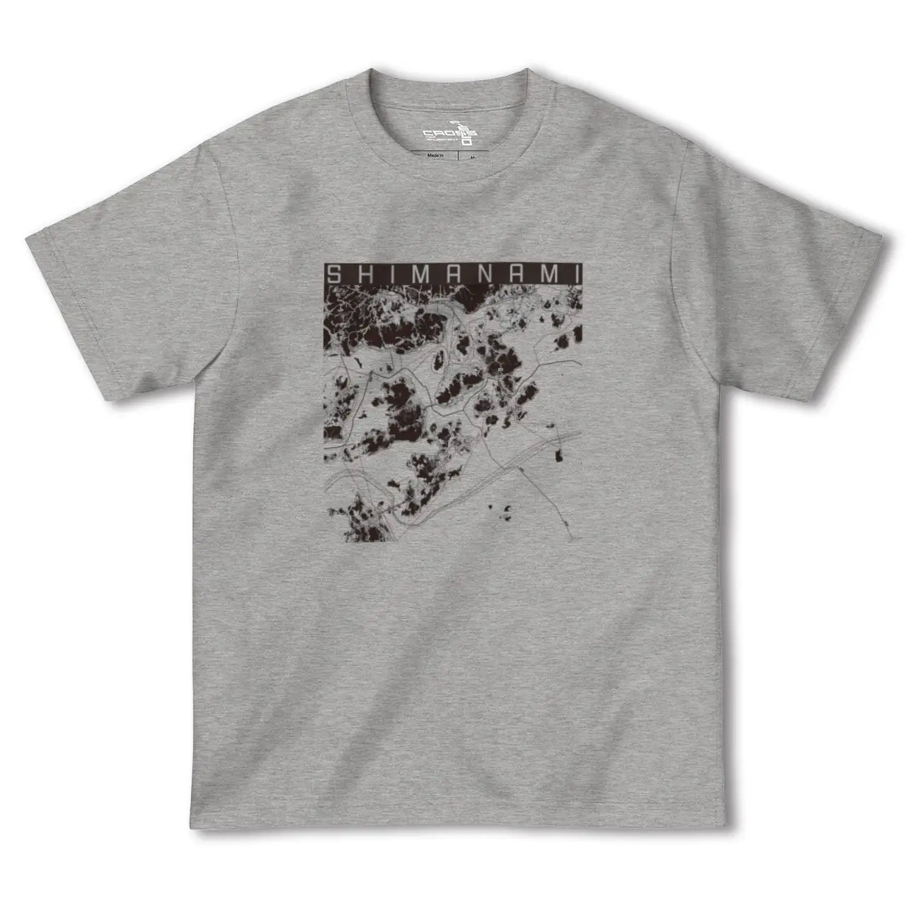 【しまなみ2(広島県)】地図柄ヘビーウェイトTシャツ