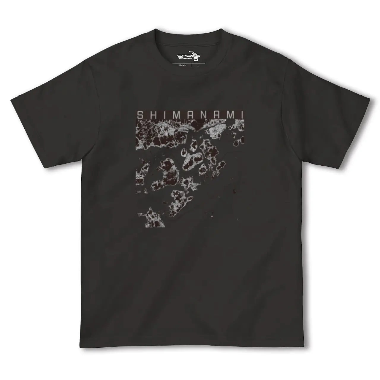 【しまなみ2(広島県)】地図柄ヘビーウェイトTシャツ